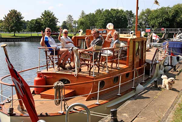 On Mimosa at Boveney